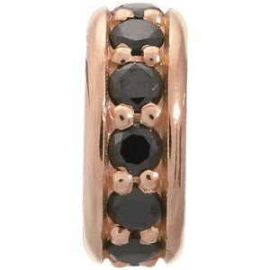 JLo Collection Endless Jewelry Black Dreamy Dot Rose Gold Charm 2600-2