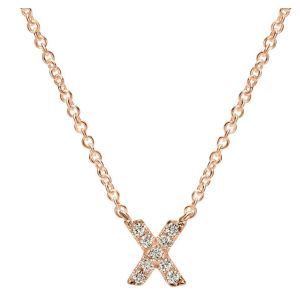 Gabriel Fashion 14 Karat Initial Initial Necklace NK4577X-K45JJ