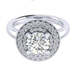 Gabriel 14 Karat Perfect Match Engagement Ring ER009C8AHW44JJ