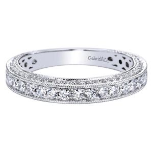 Gabriel 14 Karat Victorian Wedding Band WB4176W44JJ