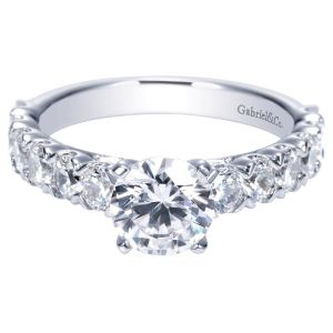 Gabriel 14 Karat Contemporary Engagement Ring ER8904W44JJ