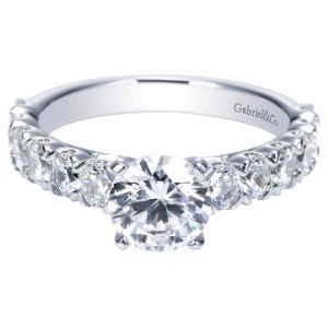 Gabriel 14 Karat Contemporary Engagement Ring ER8904W44JJ