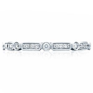 Tacori 202-2ET Platinum Sculpted Crescent Wedding Ring