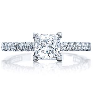 Tacori 200-2PR55 Platinum Sculpted Crescent Engagement Ring