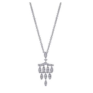 Gabriel Fashion 14 Karat Lusso Diamond Necklace NK4926W45JJ