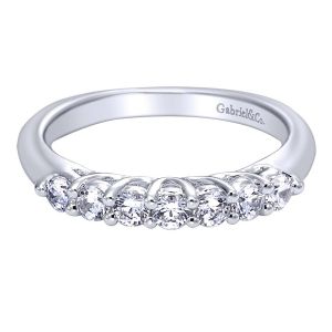 Gabriel 14 Karat Contemporary Wedding Band WB5581W44JJ