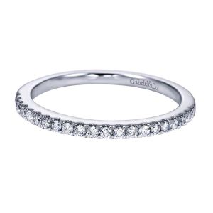 Gabriel 14 Karat Contemporary Wedding Band WB6948W44JJ