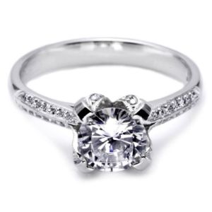 Tacori 18 Karat Simply Tacori Solitaire Engagement Ring 2536RD65