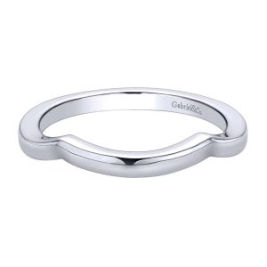 Gabriel 14 Karat Contemporary Wedding Band WB9558W4JJJ