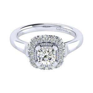 Gabriel 14 Karat Perfect Match Engagement Ring ER009B4AJW44JJ