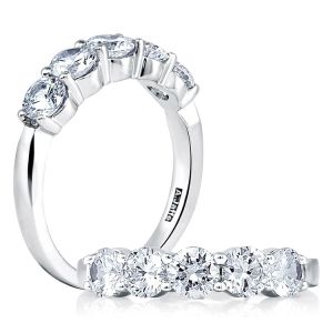 A.JAFFE Classic 18 Karat Diamond Wedding Ring MR1083 / 50