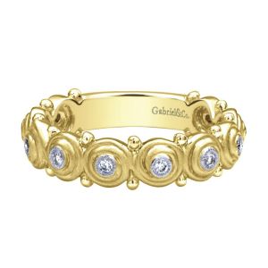 Gabriel Fashion 14 Karat Stackable Stackable Ladies' Ring LR4826Y44JJ