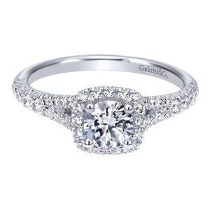 Gabriel 14 Karat Contemporary Engagement Ring ER911897R0W44JJ