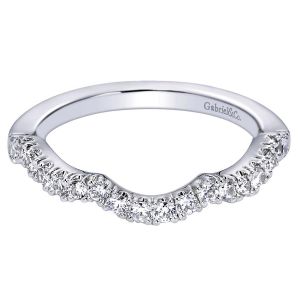 Gabriel 14 Karat Contemporary Wedding Band WB6028W44JJ