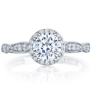 Tacori 39-2RD6 18 Karat Dantela Engagement Ring