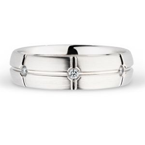 244739 Christian Bauer 18 Karat Diamond  Wedding Ring / Band