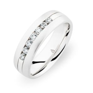 244744 Christian Bauer 14 Karat Diamond  Wedding Ring / Band