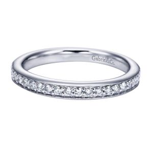 Gabriel 14 Karat Contemporary Wedding Band WB6573W44JJ