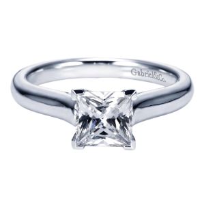 Gabriel Platinum Contemporary Engagement Ring ER6606PTJJJ