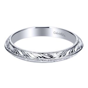 Gabriel 14 Karat Victorian Wedding Band WB8989W4JJJ