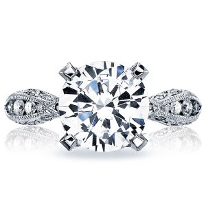 HT2602RD95 Platinum Tacori RoyalT Engagement Ring