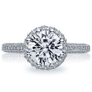 2502RDP75 Platinum Simply Tacori Engagement Ring