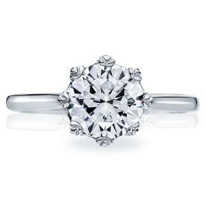 Tacori Platinum Solitaire Engagement Ring 2503RD75