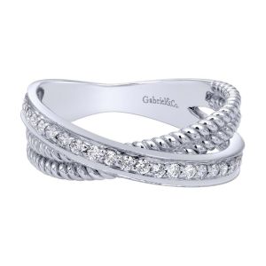 Gabriel Fashion 14 Karat Hampton Diamond Ladies' Ring LR4781W44JJ