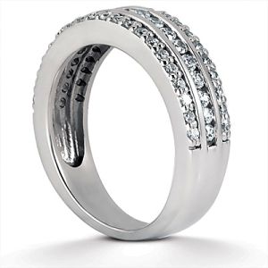 Taryn Collection Platinum Wedding Ring TQD B-8461