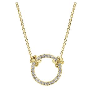 Gabriel Fashion 14 Karat Trends Necklace NK4606Y45JJ