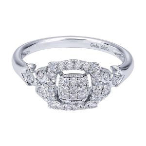 Gabriel Fashion 14 Karat Lusso Diamond Ladies' Ring LR50365W45JJ