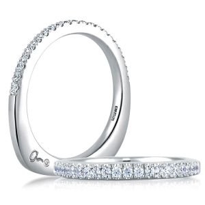 A.JAFFE Signature 14 Karat Diamond Wedding Ring MRS309 / 26