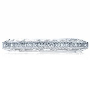 Tacori 2617B Platinum Reverse Crescent Wedding Ring