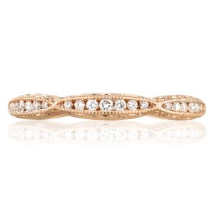 Tacori 2645B12PK 18 Karat Pretty in Pink Diamond Wedding Band