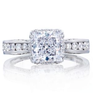 2646-35PR65 Platinum Tacori Dantela Engagement Ring