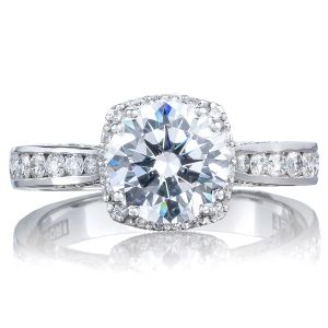 Tacori 2646-3RDC75 18 Karat Dantela Engagement Ring