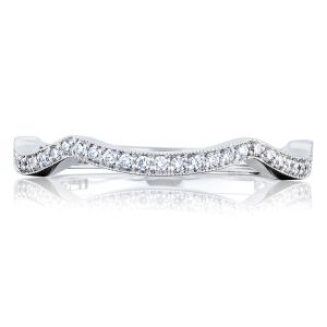 Tacori 2647SMB 18 Karat Ribbon Diamond Wedding Band