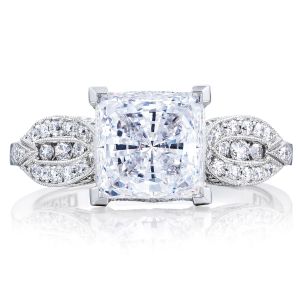 2648PR7 Platinum Tacori Ribbon Engagement Ring