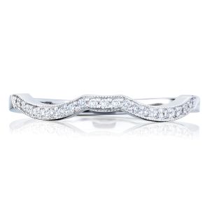2648SMB Platinum Tacori Ribbon Diamond Wedding Ring
