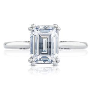 2650EC85X65 Platinum Simply Tacori Engagement Ring