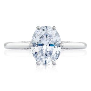 2650OV9X7 Platinum Simply Tacori Engagement Ring