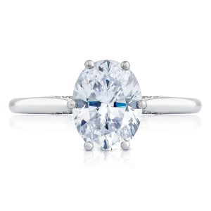 Tacori 2650OV9X7 18 Karat Simply Tacori Engagement Ring