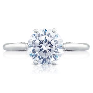 2650RD8 Platinum Simply Tacori Engagement Ring