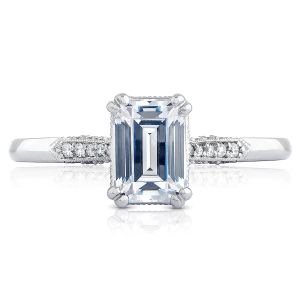 2651EC7X5 Platinum Simply Tacori Engagement Ring