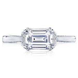 2654EC75X55 Platinum Simply Tacori Engagement Ring