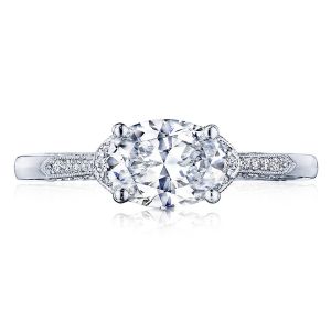 2655OV8X6 Platinum Simply Tacori Engagement Ring