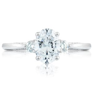 Tacori 2656OV75X55 18 Karat Simply Tacori Engagement Ring