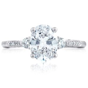 Tacori 2657OV85X65 18 Karat Simply Tacori Engagement Ring