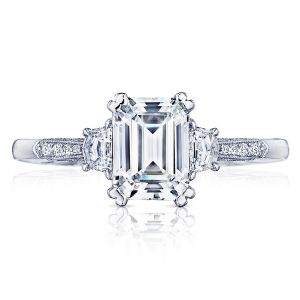 2659EC75X55 Platinum Simply Tacori Engagement Ring