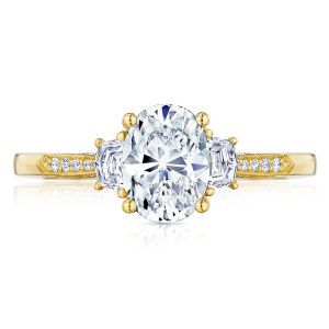 Tacori 2659OV8X6Y 18 Karat Simply Tacori Engagement Ring